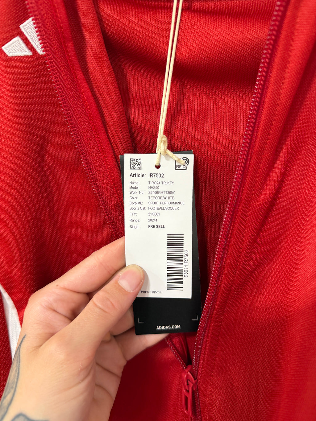 Adidas Tiro 24 Training Jacket Youth