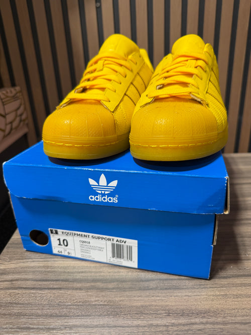 ADIDAS MEN SUPERSTAR ADICOLOR Yellow Sz 12