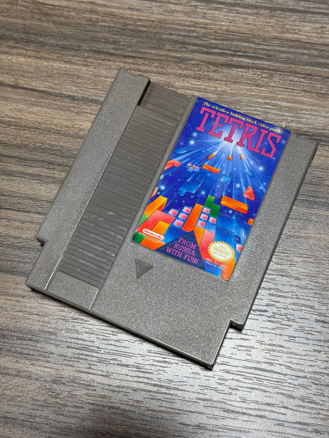 Tetris (Nintendo NES) Cleaned Tested Working
