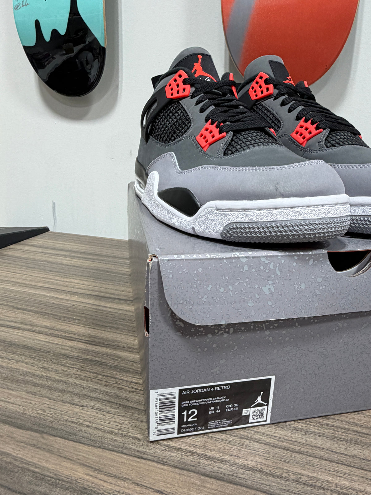 Nike Air Jordan 4 Retro 'Infrared' Sz 12