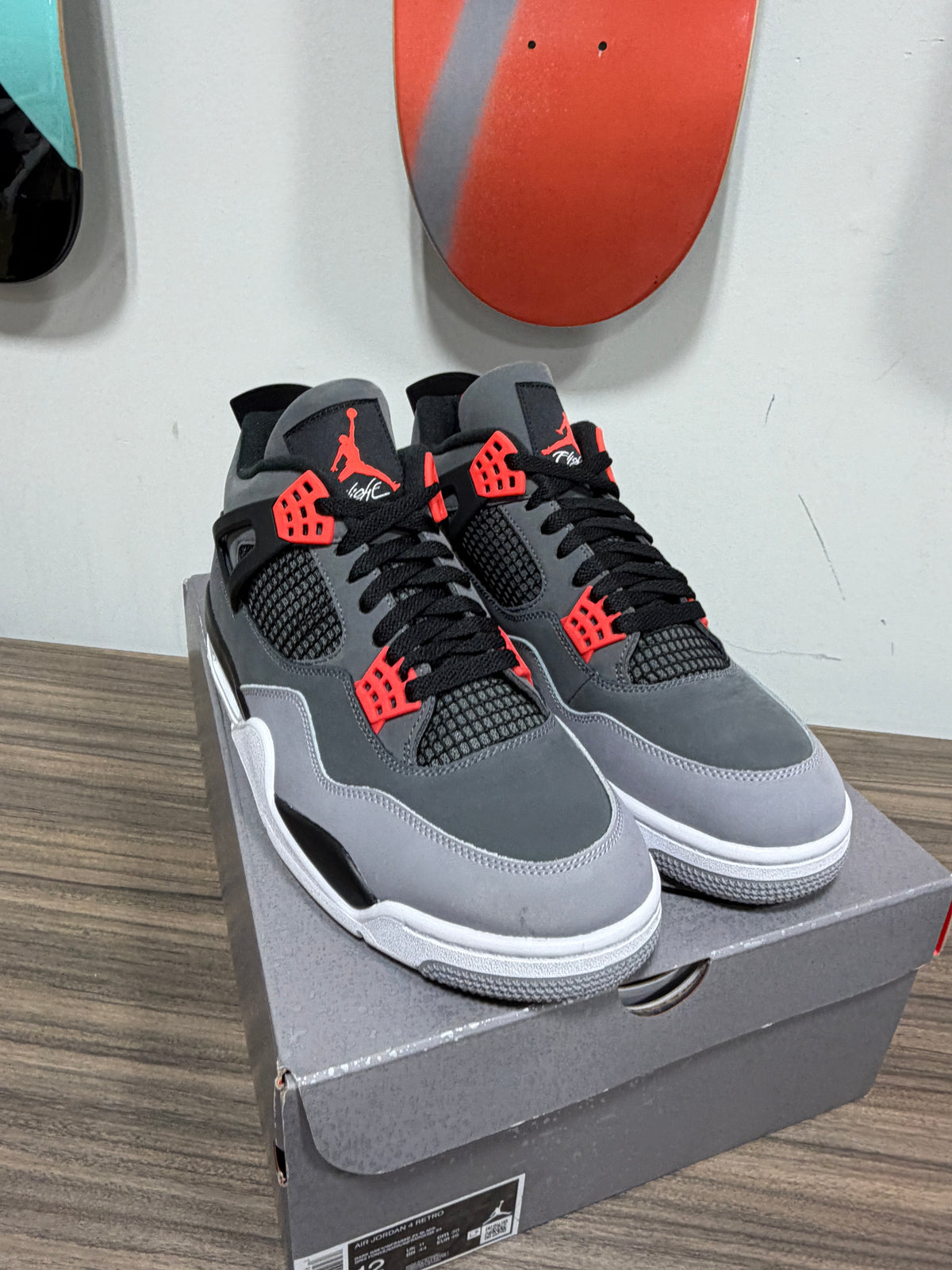 Nike Air Jordan 4 Retro 'Infrared' Sz 12