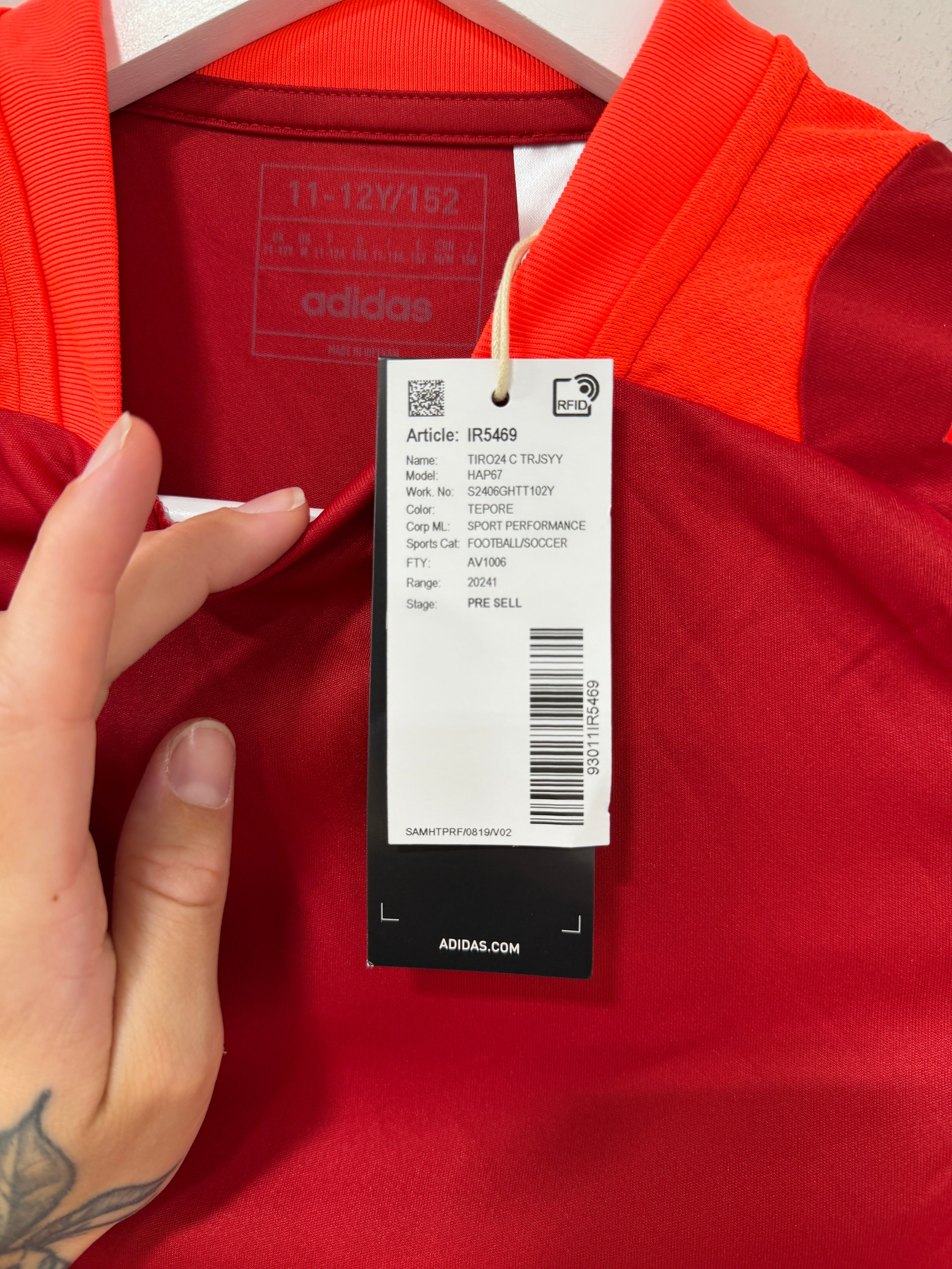 Adidas Tiro 24 Competition Training Jersey Youth