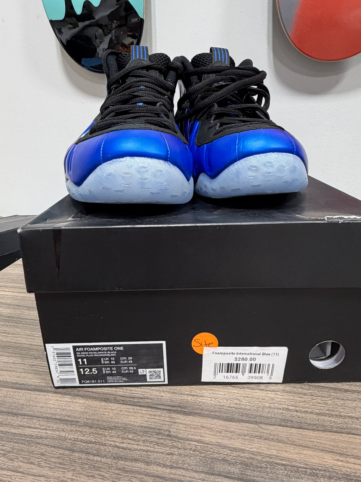 Nike Air Foamposite One 'Royal' Sz 11
