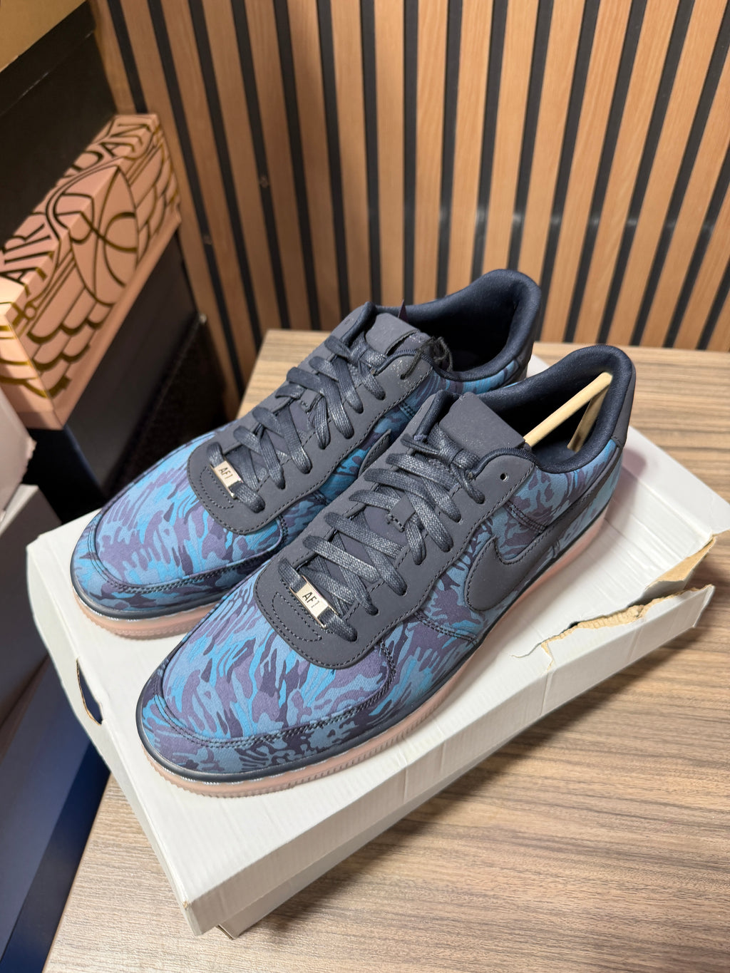 Nike Liberty x Air Force 1 Downtown Air Fabrics Sz 12