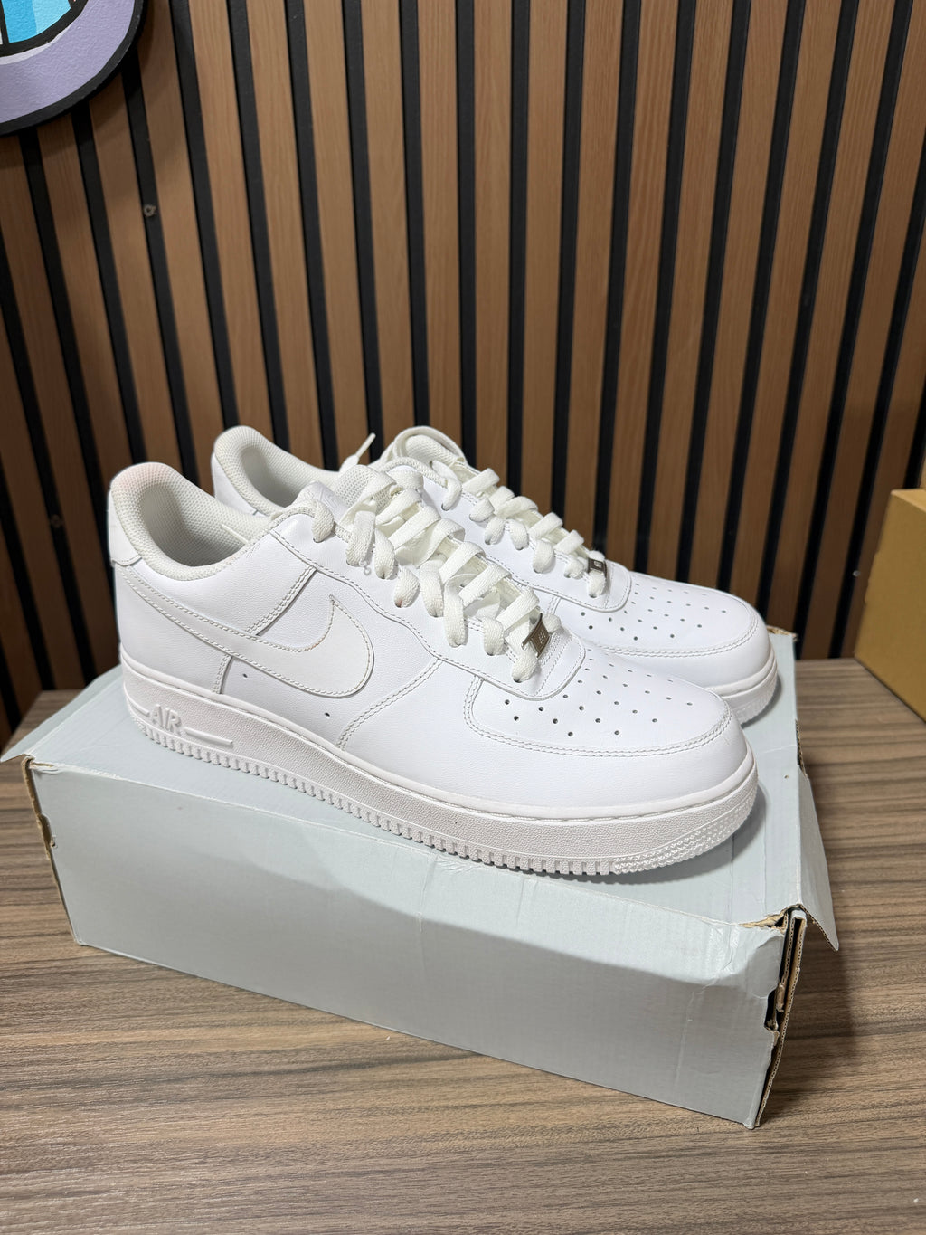 Nike Air Force 1 White Sz 12