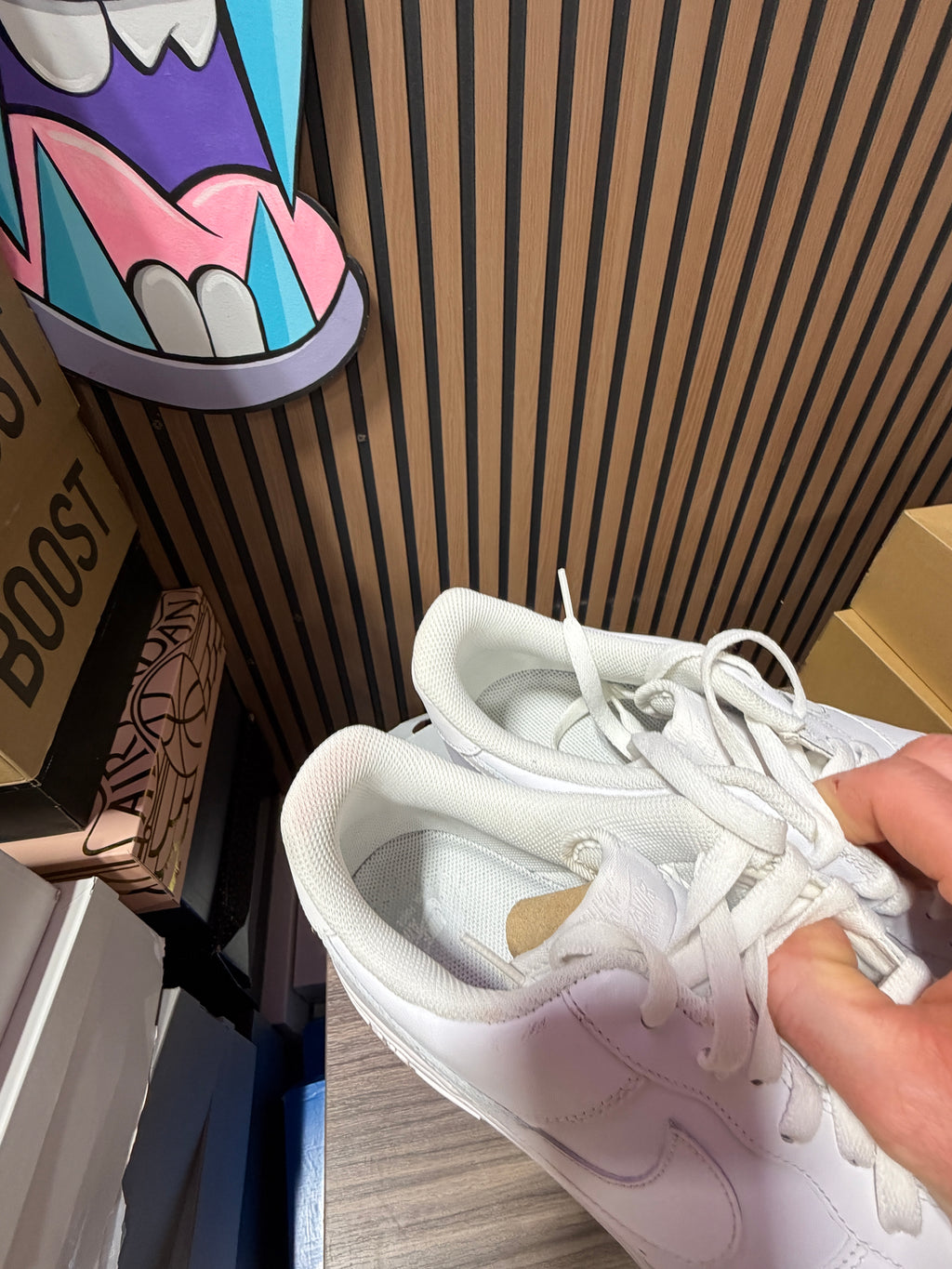 Nike Air Force 1 White Sz 12