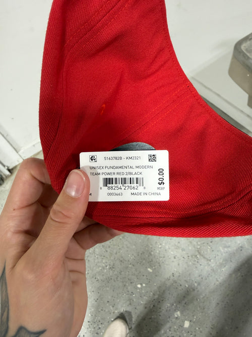 Adidas Fundamental Cap Size M Red