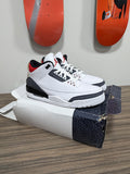 NEW Air Jordan 3 Retro SE 'Fire Red' Denim Sz 12