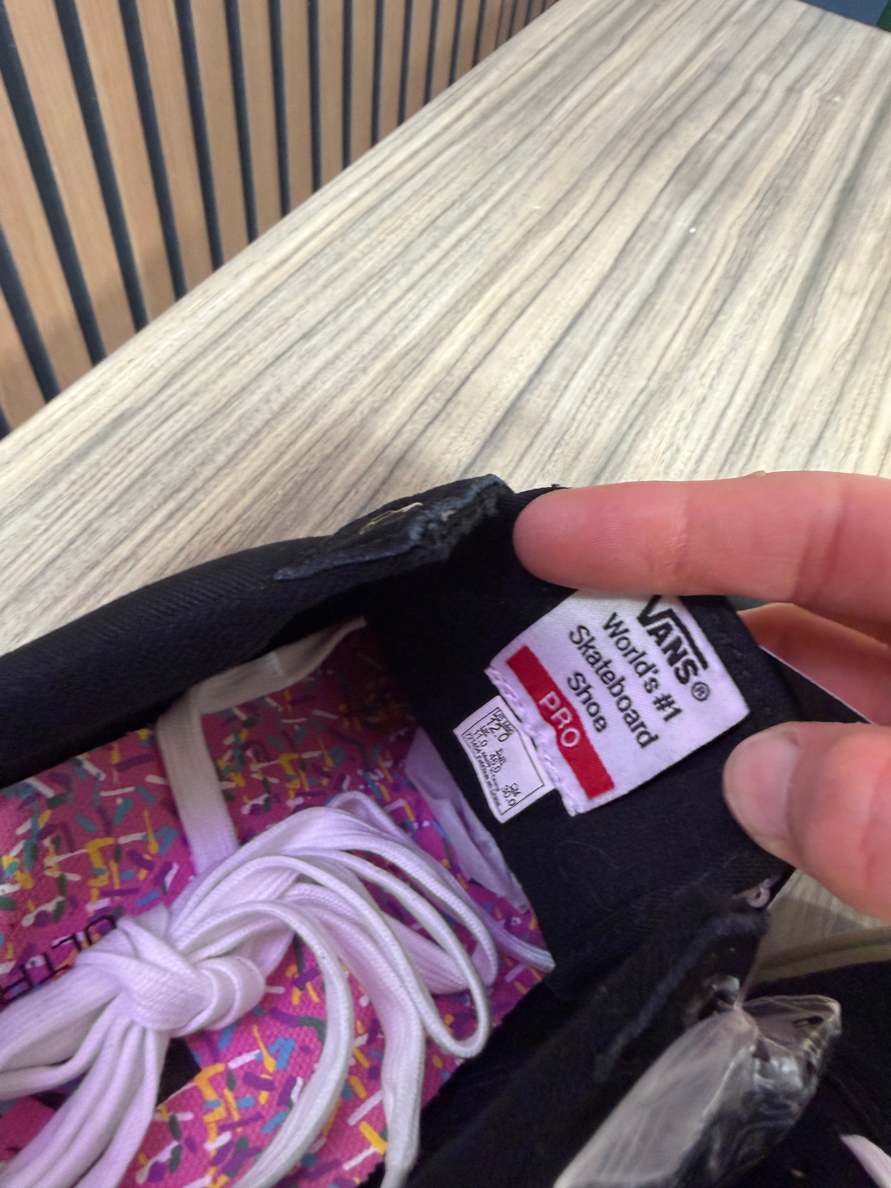 Vans Old Skool Black/Gum Sz 12