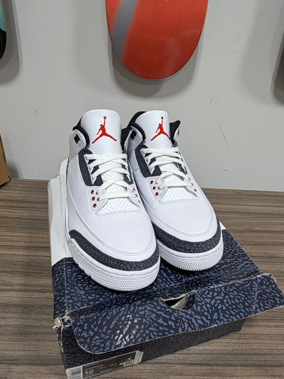 NEW Air Jordan 3 Retro SE 'Fire Red' Denim Sz 12
