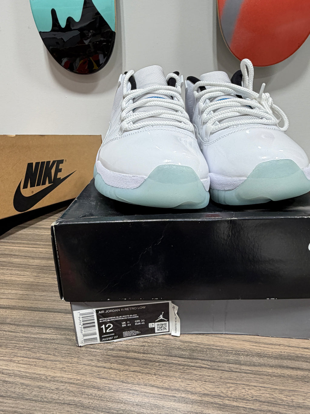 NEW Nike Air Jordan 11 Retro Low 'Legend Blue' sz 12