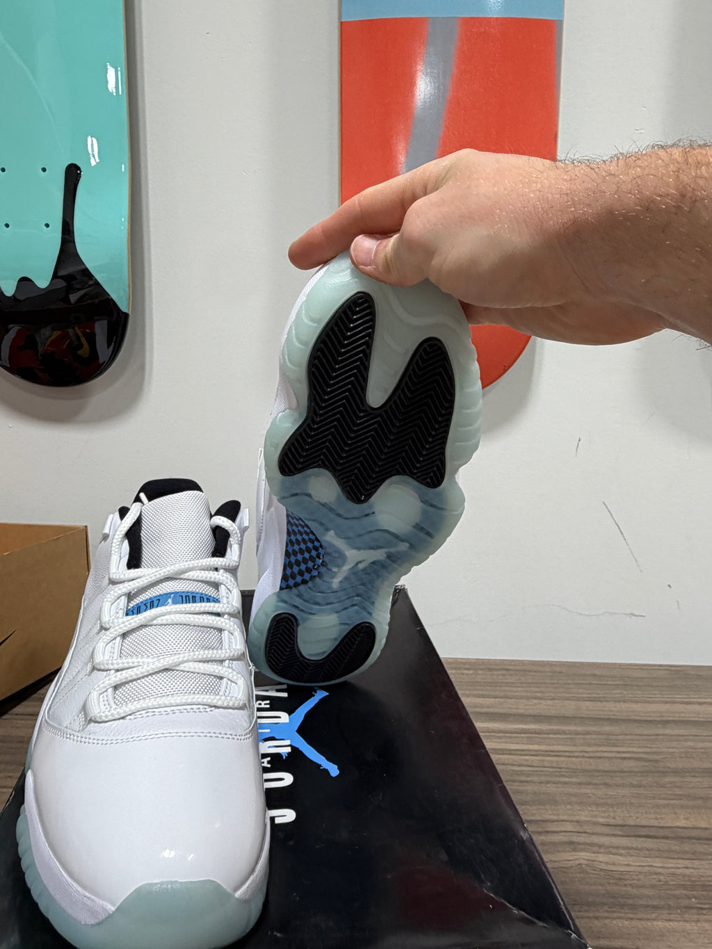 NEW Nike Air Jordan 11 Retro Low 'Legend Blue' sz 12