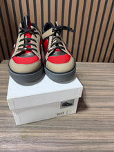 Load image into Gallery viewer, Versace Low Top Sneakers Tan.Red Sz 12/45
