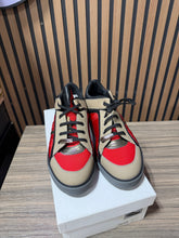 Load image into Gallery viewer, Versace Low Top Sneakers Tan.Red Sz 12/45
