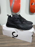 Nike Air Max 270 React "Triple Black" Sz 12