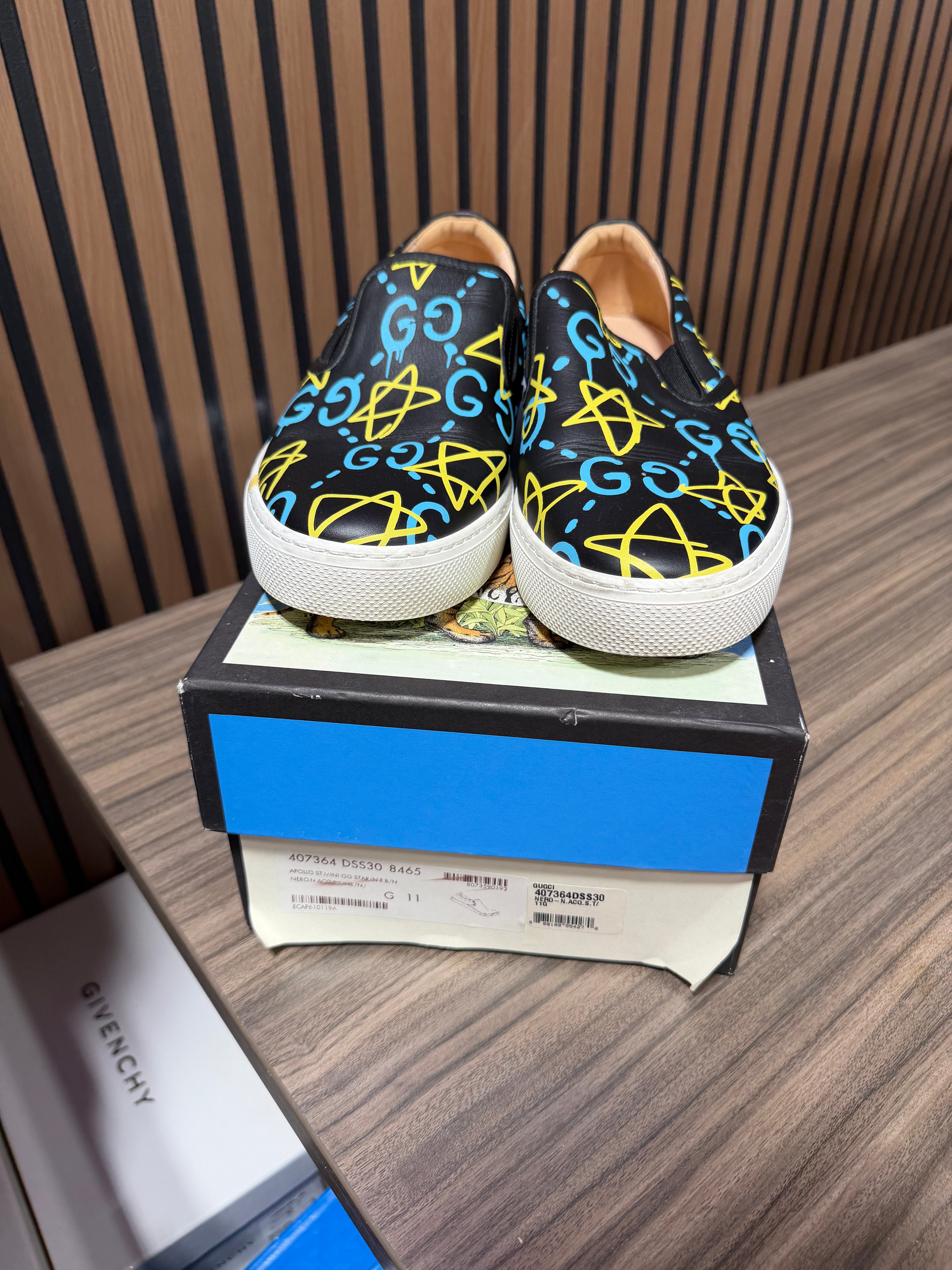 Gucci Dublin Ghost slip-on Sz G11 (Fits 11.5-12)