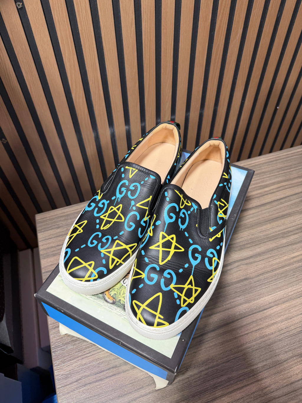 Gucci Dublin Ghost slip-on Sz G11 (Fits 11.5-12)