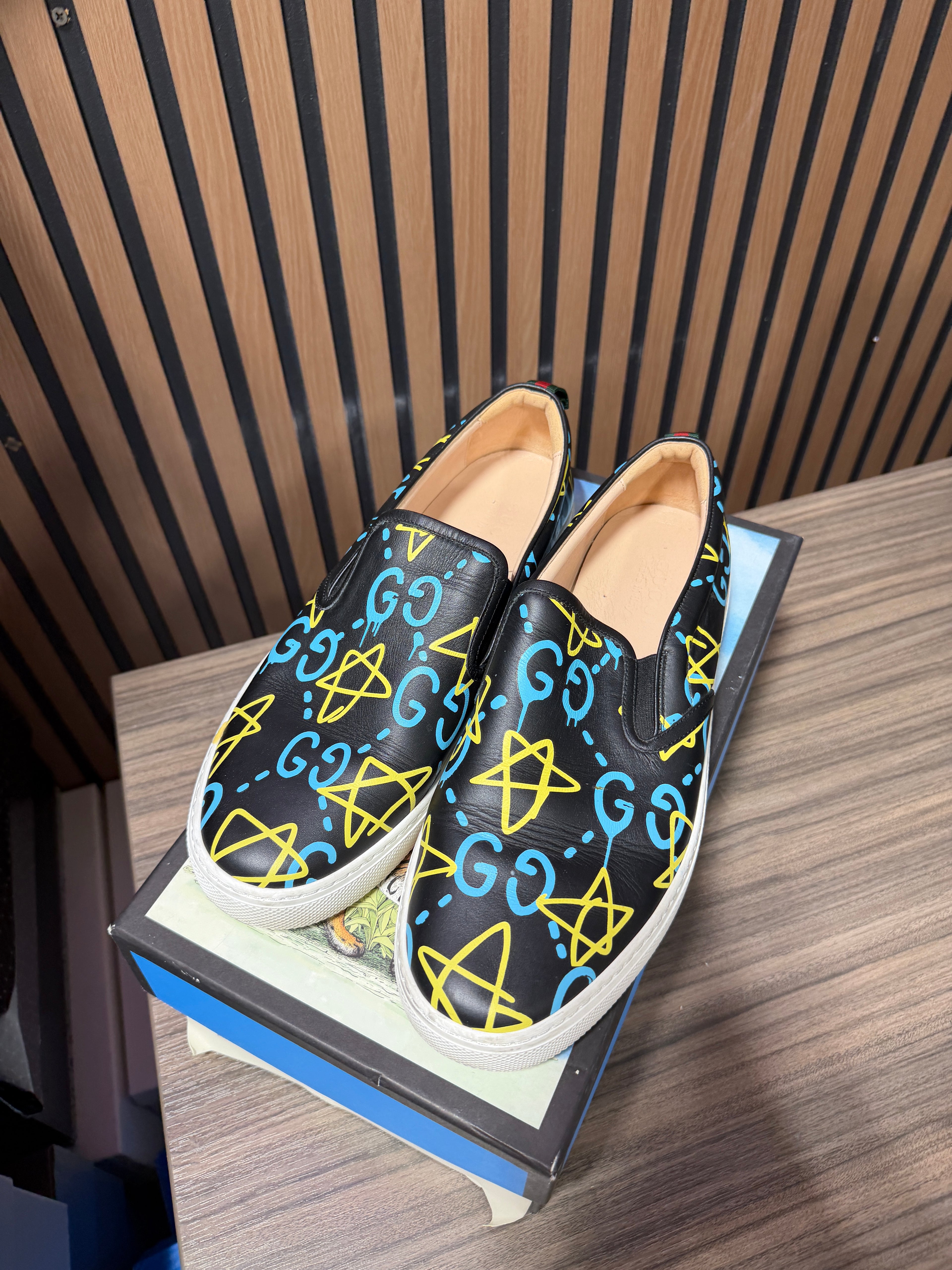 Gucci Dublin Ghost slip-on Sz G11 (Fits 11.5-12)