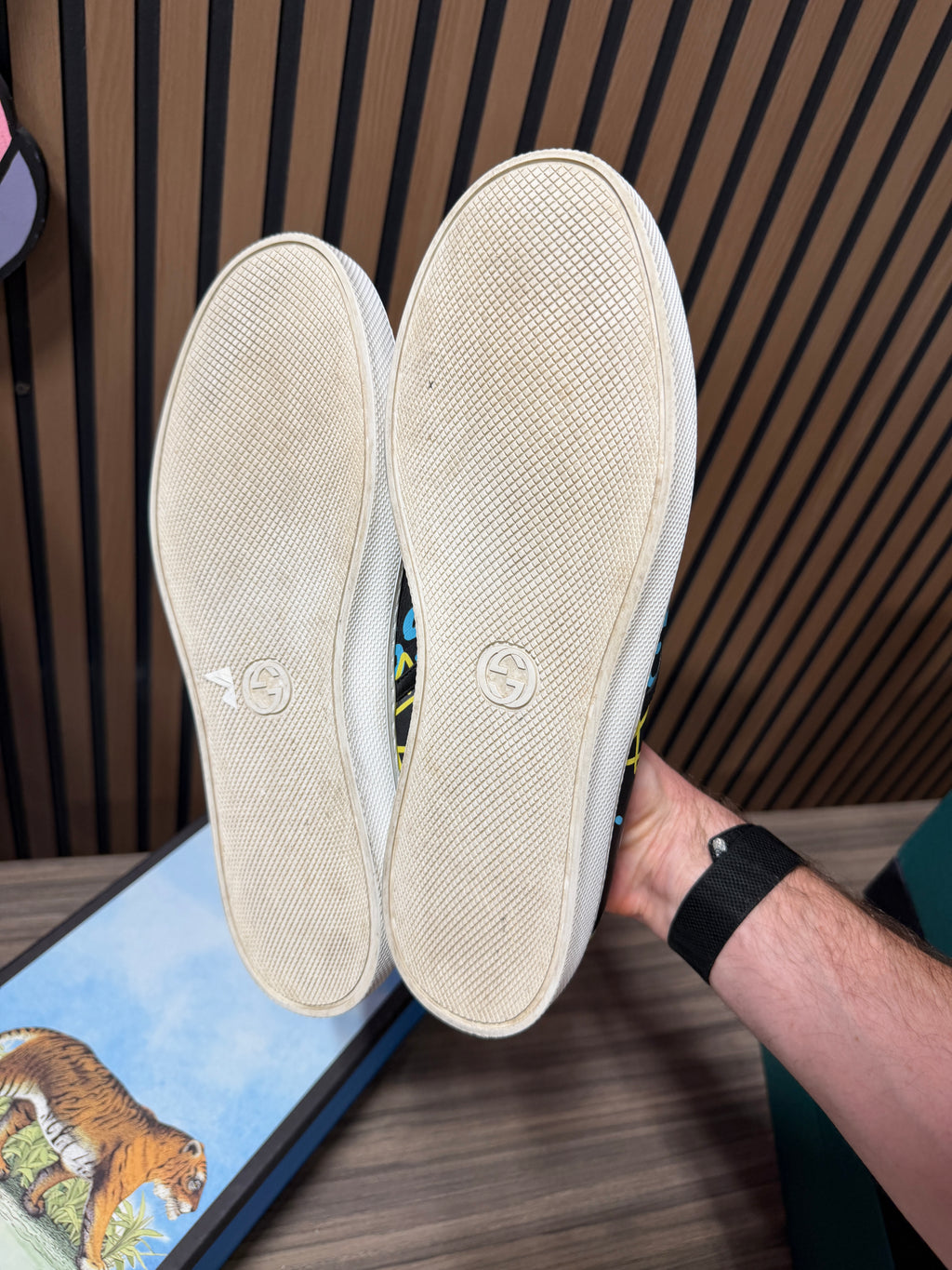 Gucci Dublin Ghost slip-on Sz G11 (Fits 11.5-12)