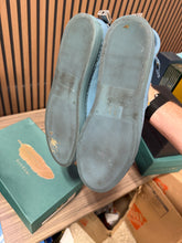 Load image into Gallery viewer, Buscemi 100mm high-top sneaker Petrol Blue Sz 12/45
