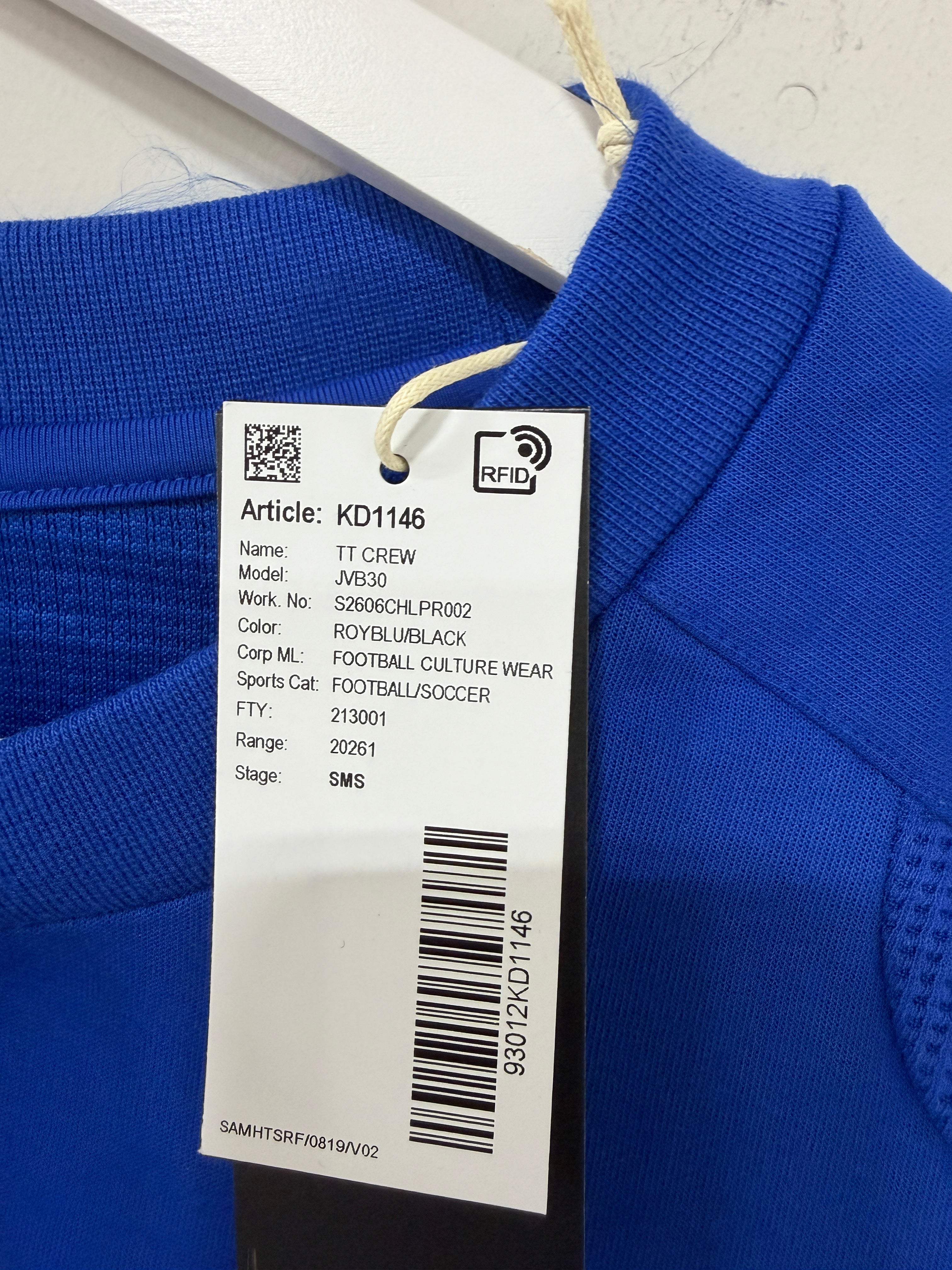Adidas Crew Tiro Travel Crew Top Mens