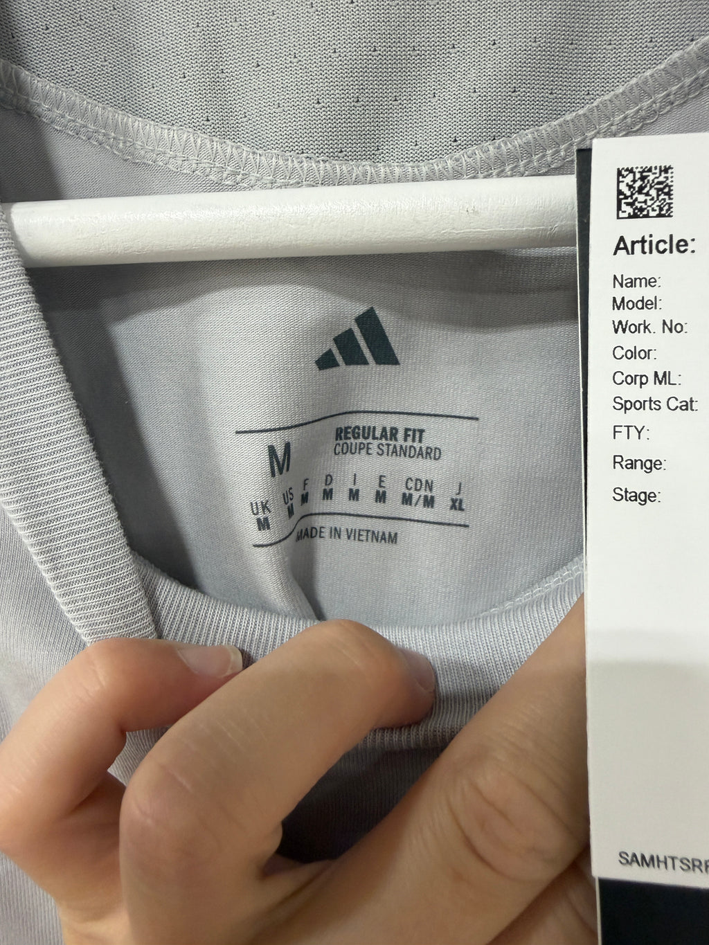 Adidas Tiro Travel T-shirt Mens Sz Medium