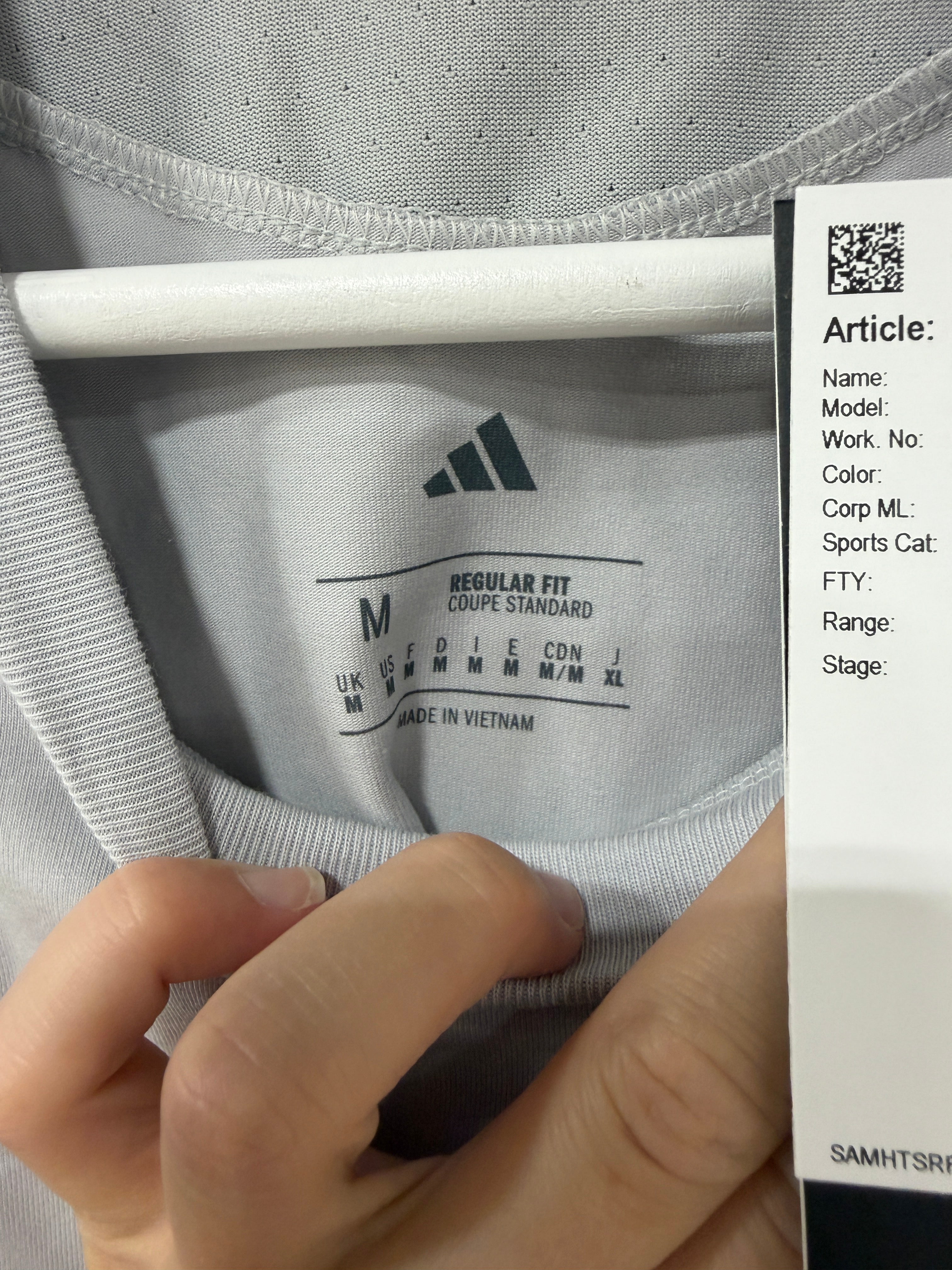 Adidas Tiro Travel T-shirt Mens Sz Medium