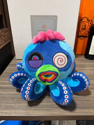 Takashi Murakami Mr. Camo Blue Octopus Plush