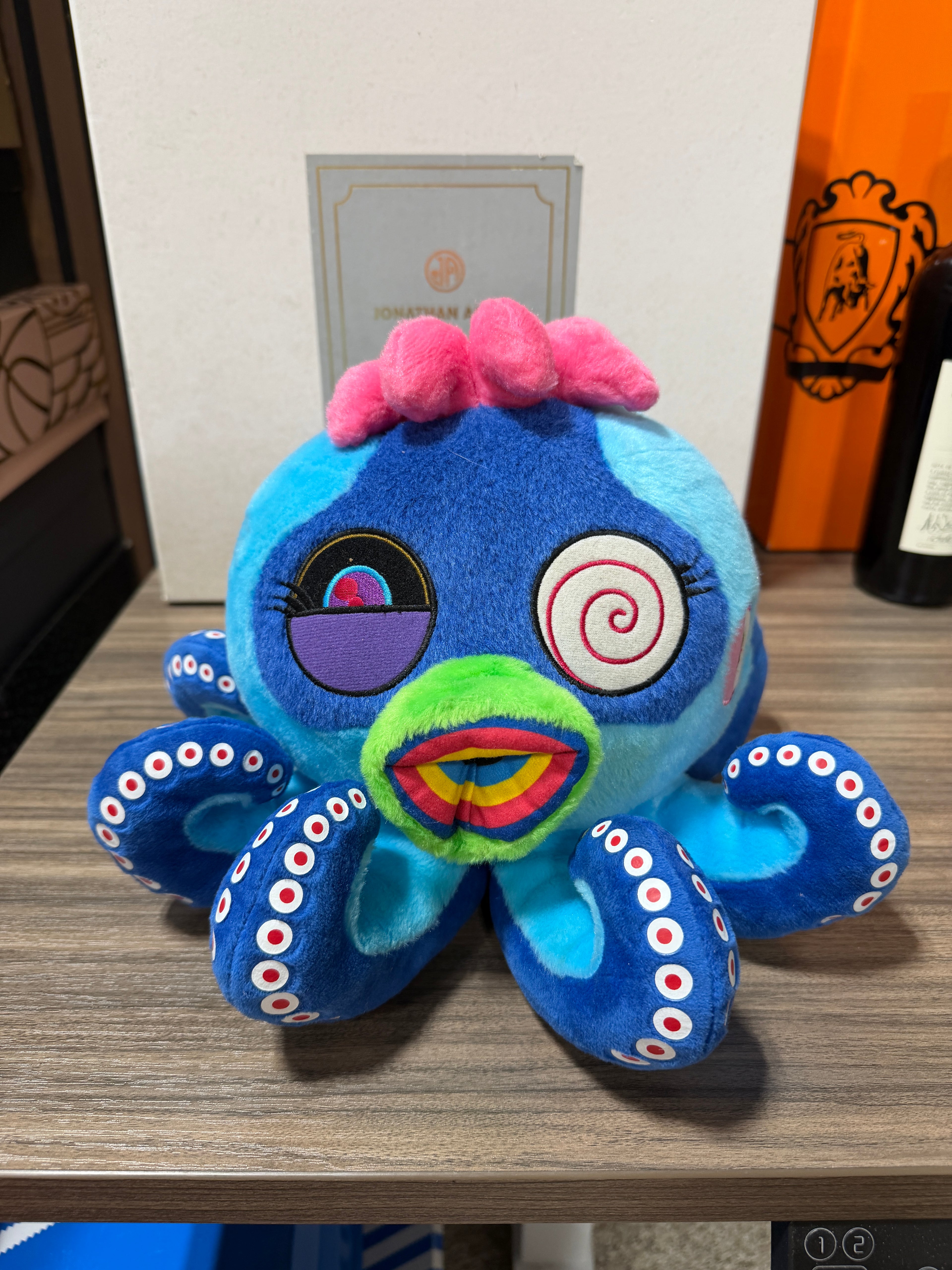 Takashi Murakami Mr. Camo Blue Octopus Plush
