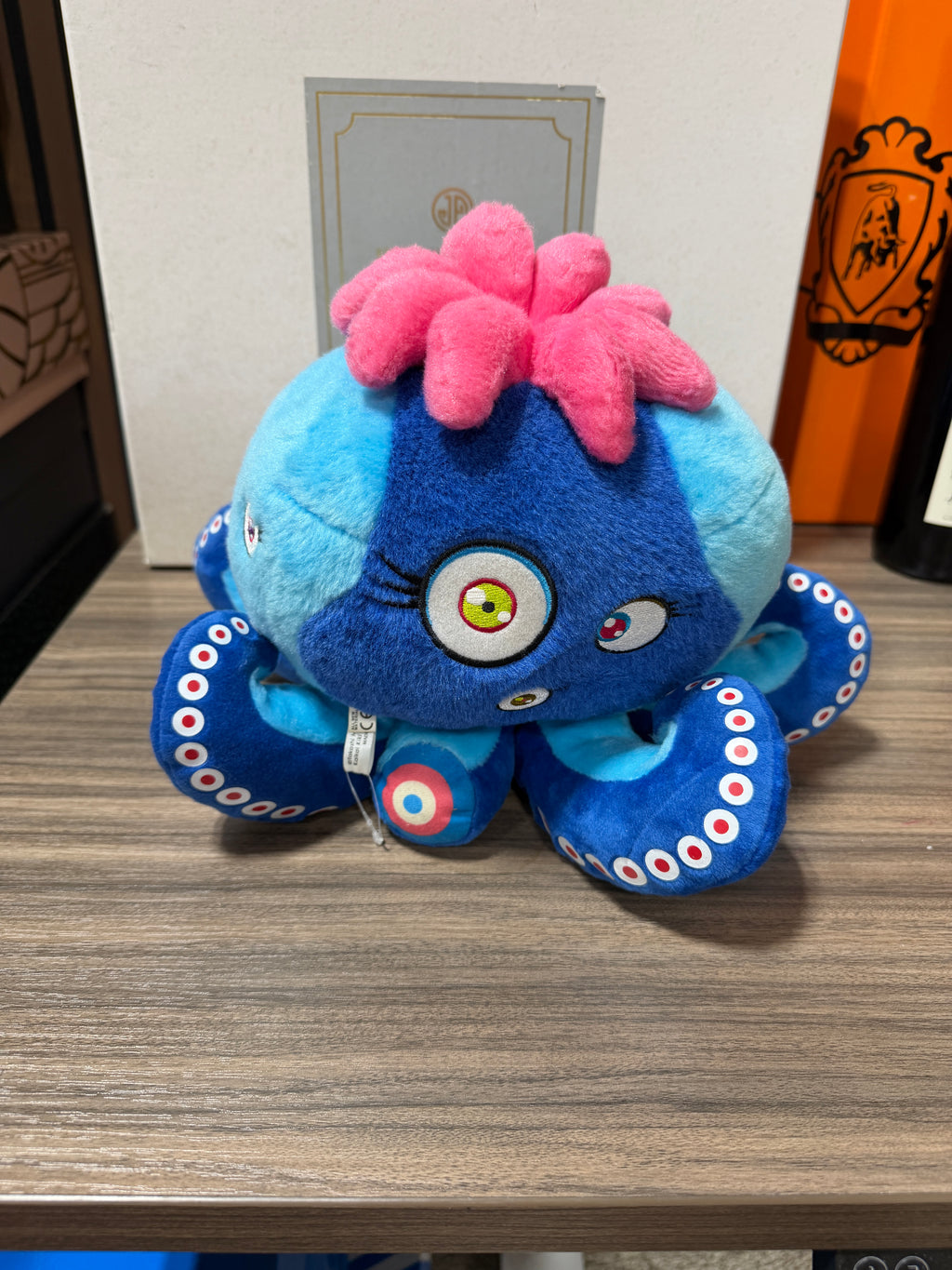 Takashi Murakami Mr. Camo Blue Octopus Plush