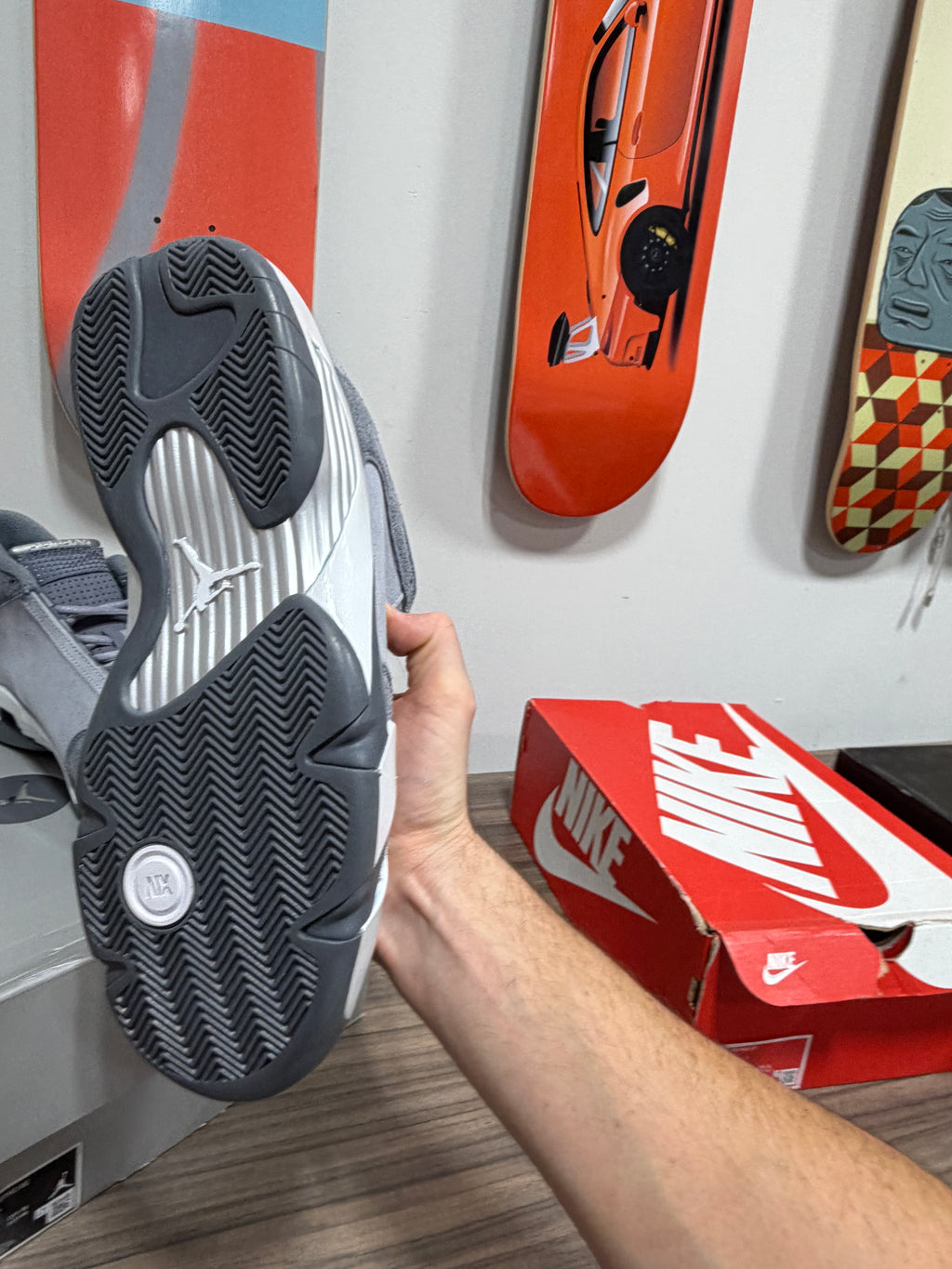 NEW Air Jordan 14 Retro "Flint Grey" Sz 12