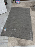 nuLOOM Ago Geometric Wool Area Rug, 5x8, Black