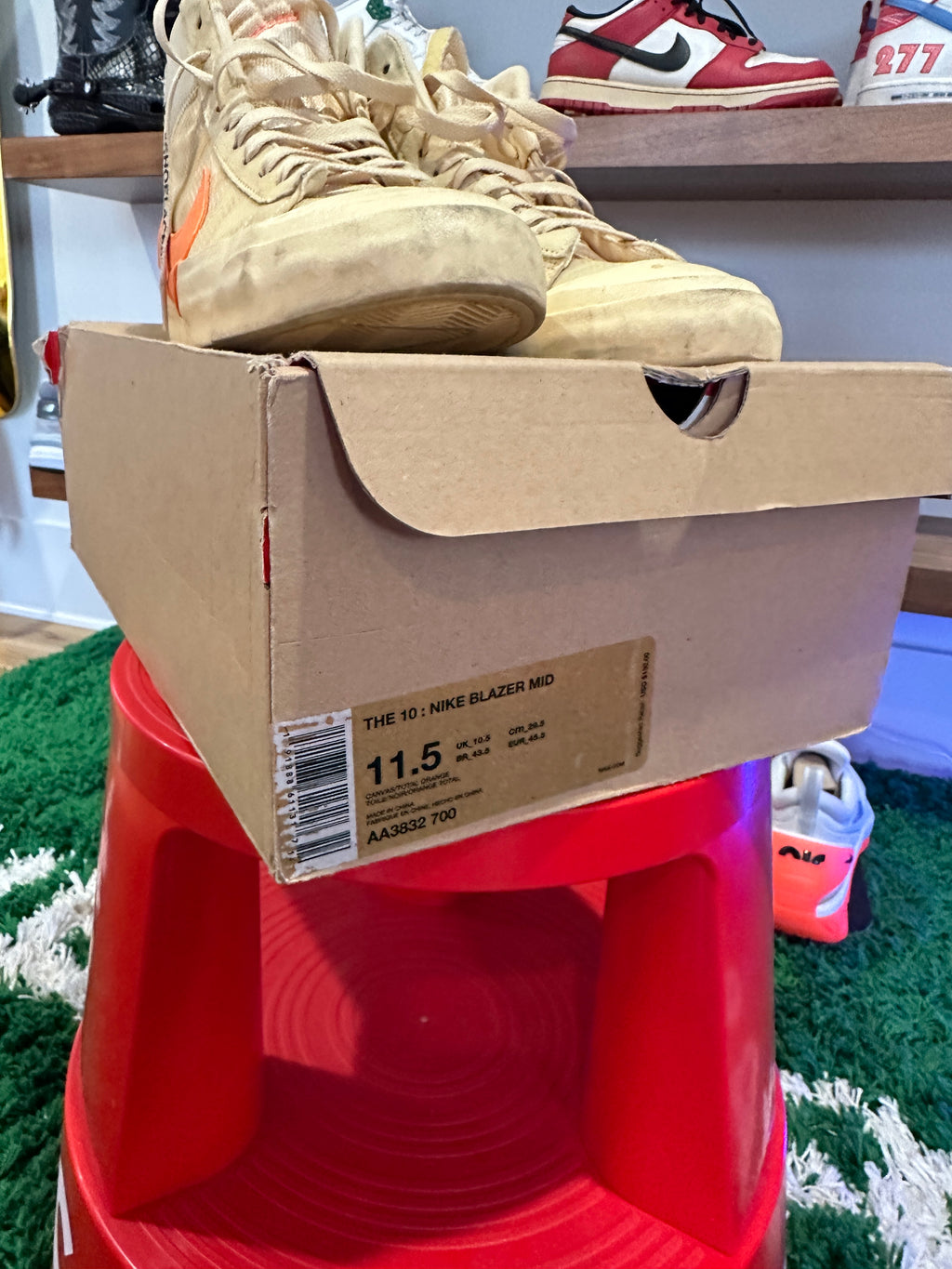 Nike Blazer Mid Off-White All Hallow's Eve Sz 11.5