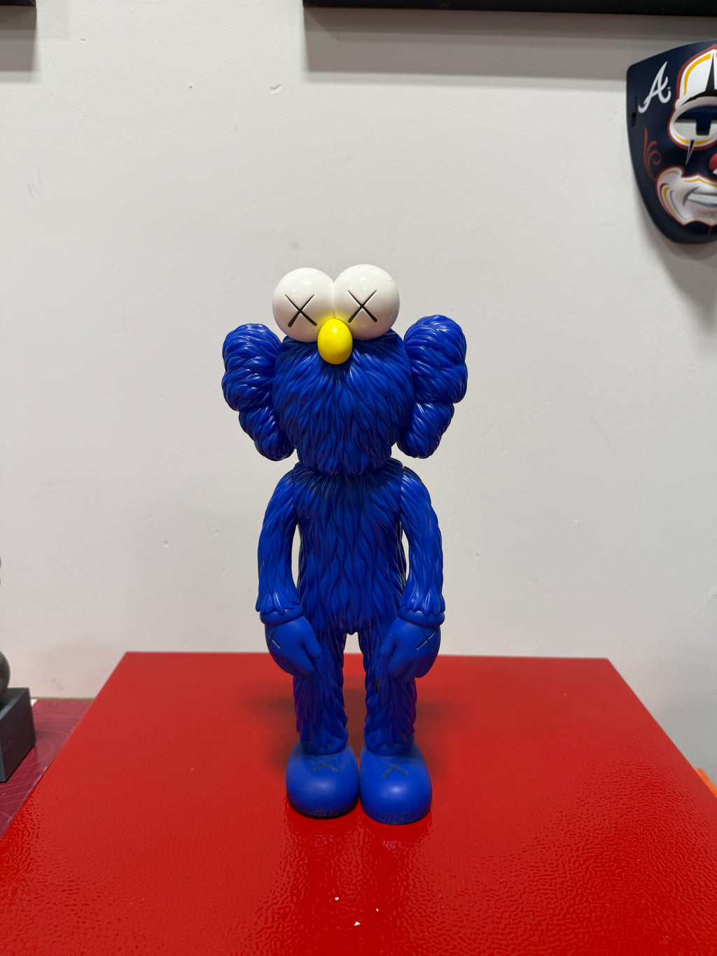 KAWS BFF 13" VINYL FIGURE. BLUE VARIANT. MOMA EXCLUSIVE