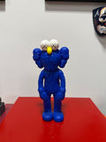 KAWS BFF 13" VINYL FIGURE. BLUE VARIANT. MOMA EXCLUSIVE