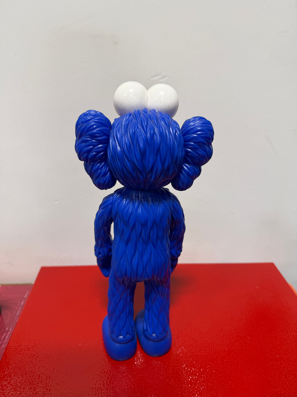 KAWS BFF 13" VINYL FIGURE. BLUE VARIANT. MOMA EXCLUSIVE
