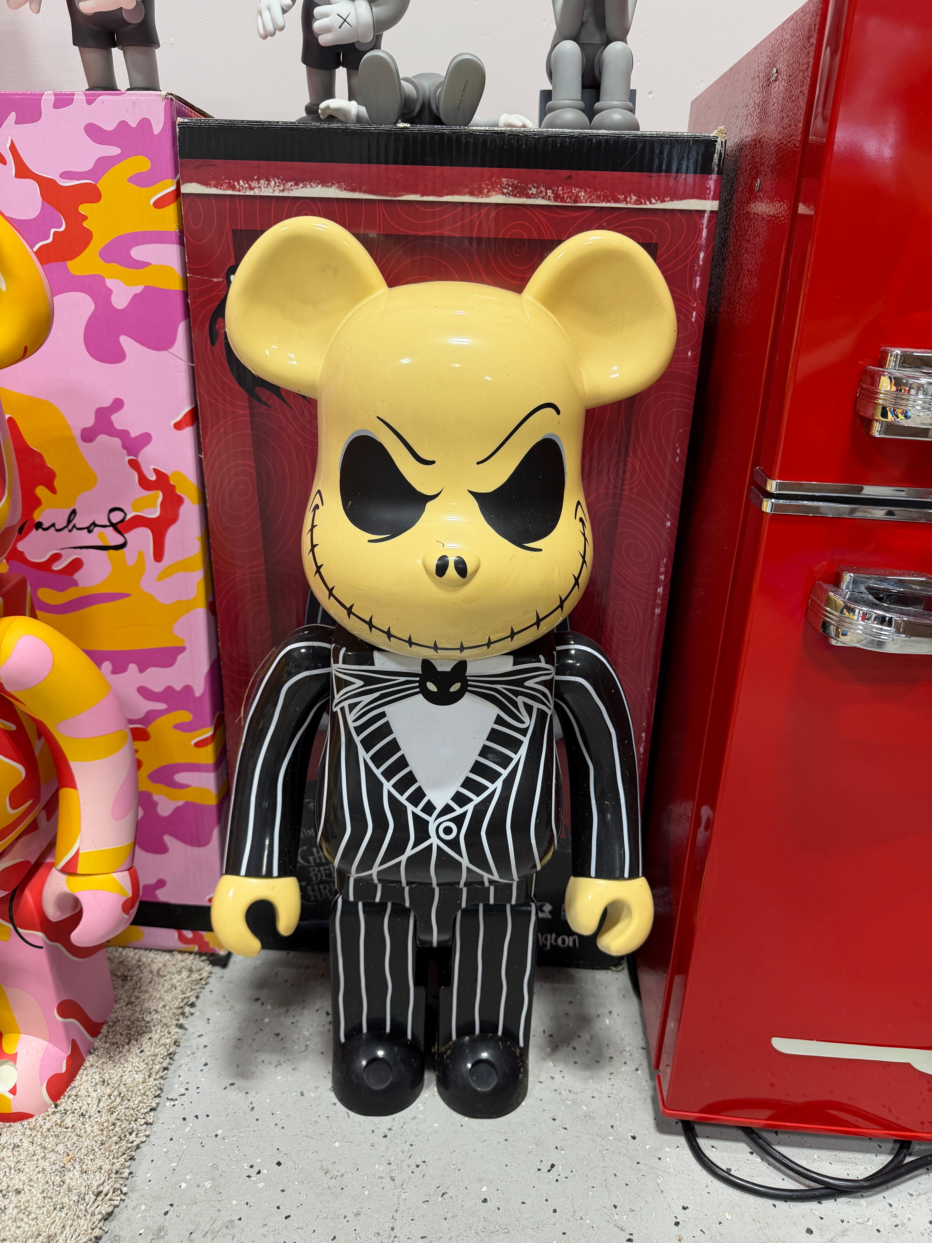 Bearbrick Jack Skellington Figure 1000%