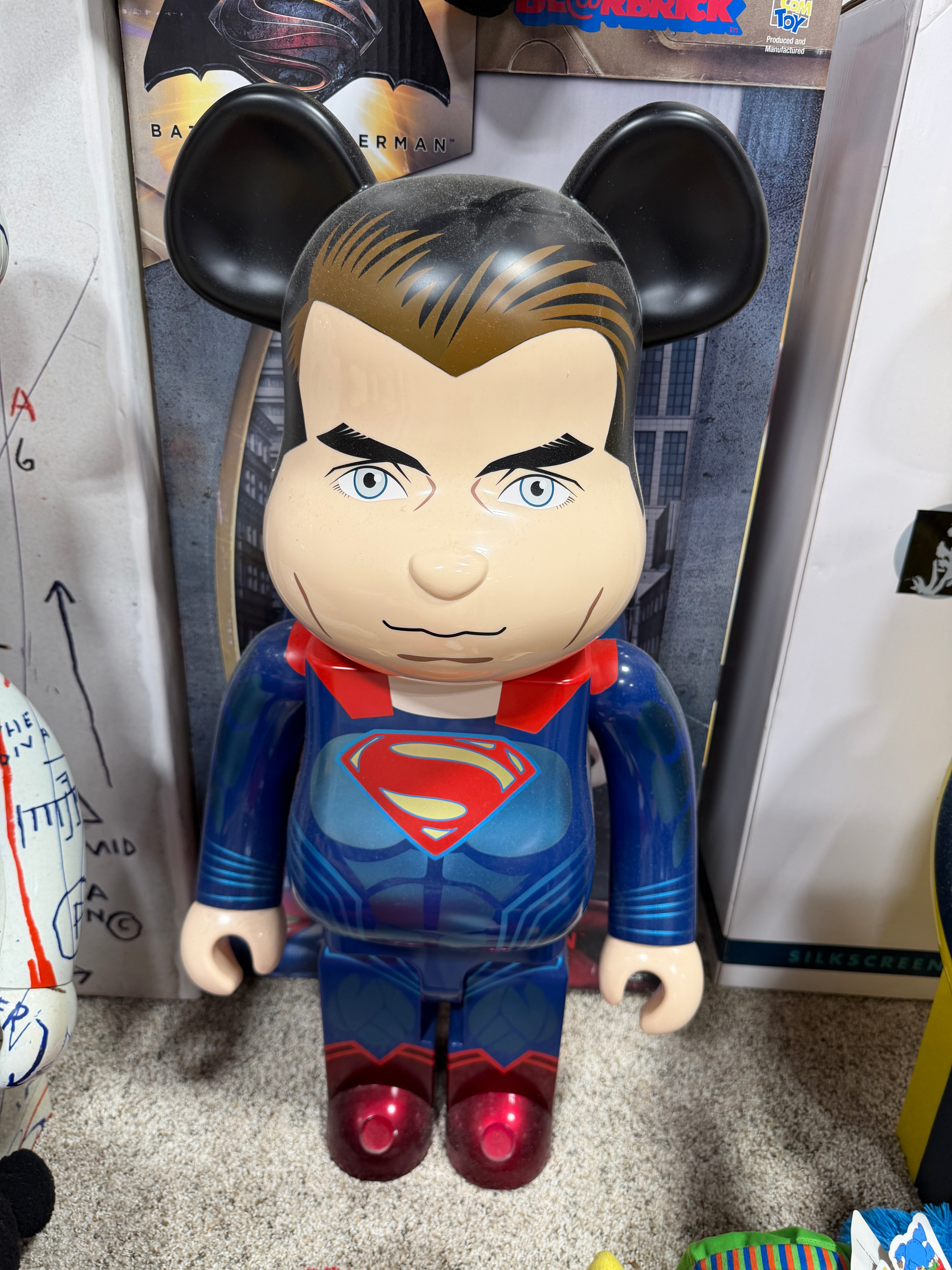 Bearbrick x Superman 1000% With Box