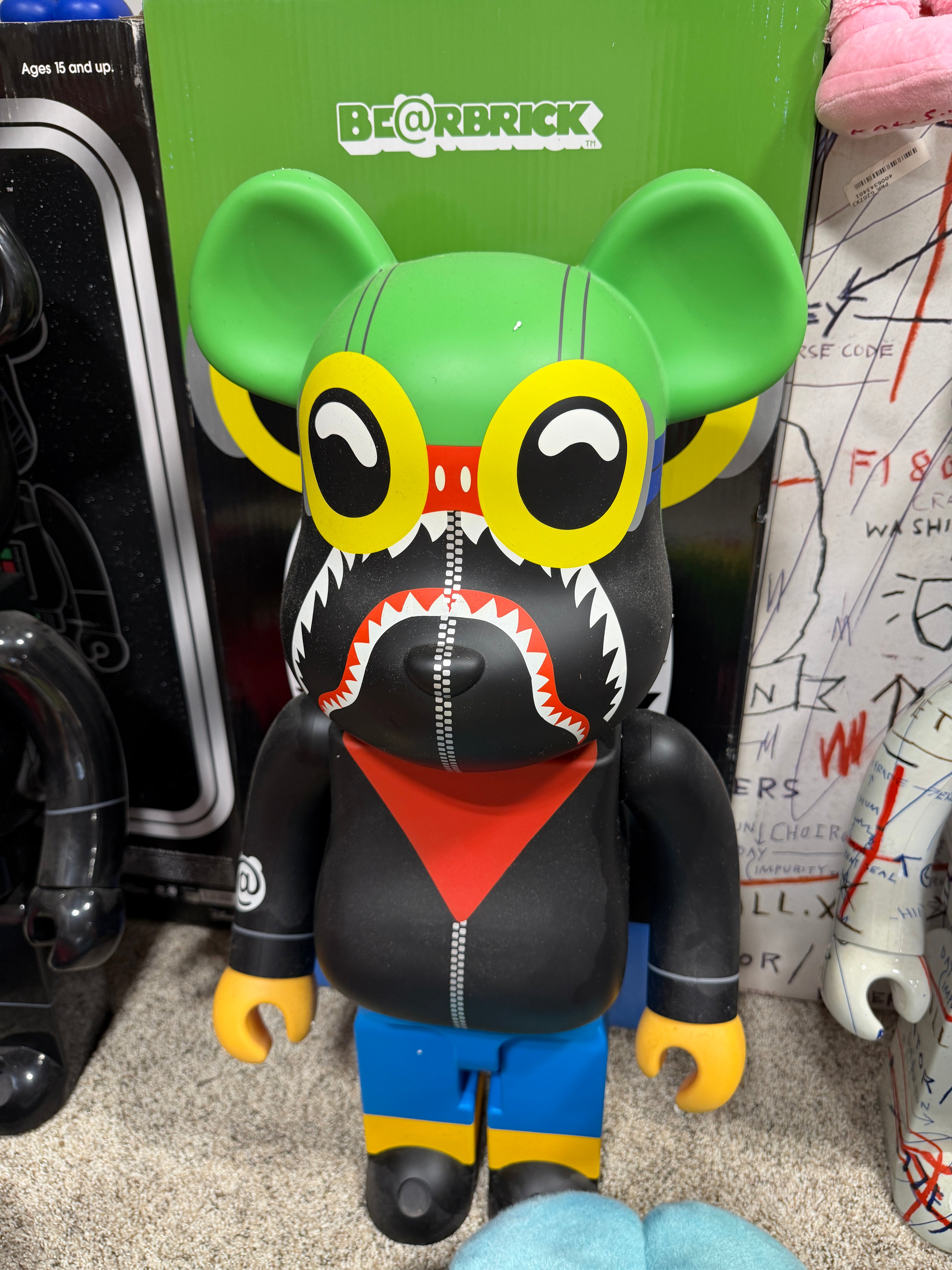 Bearbrick Hebru Brantley x Social Status 1000% Multi