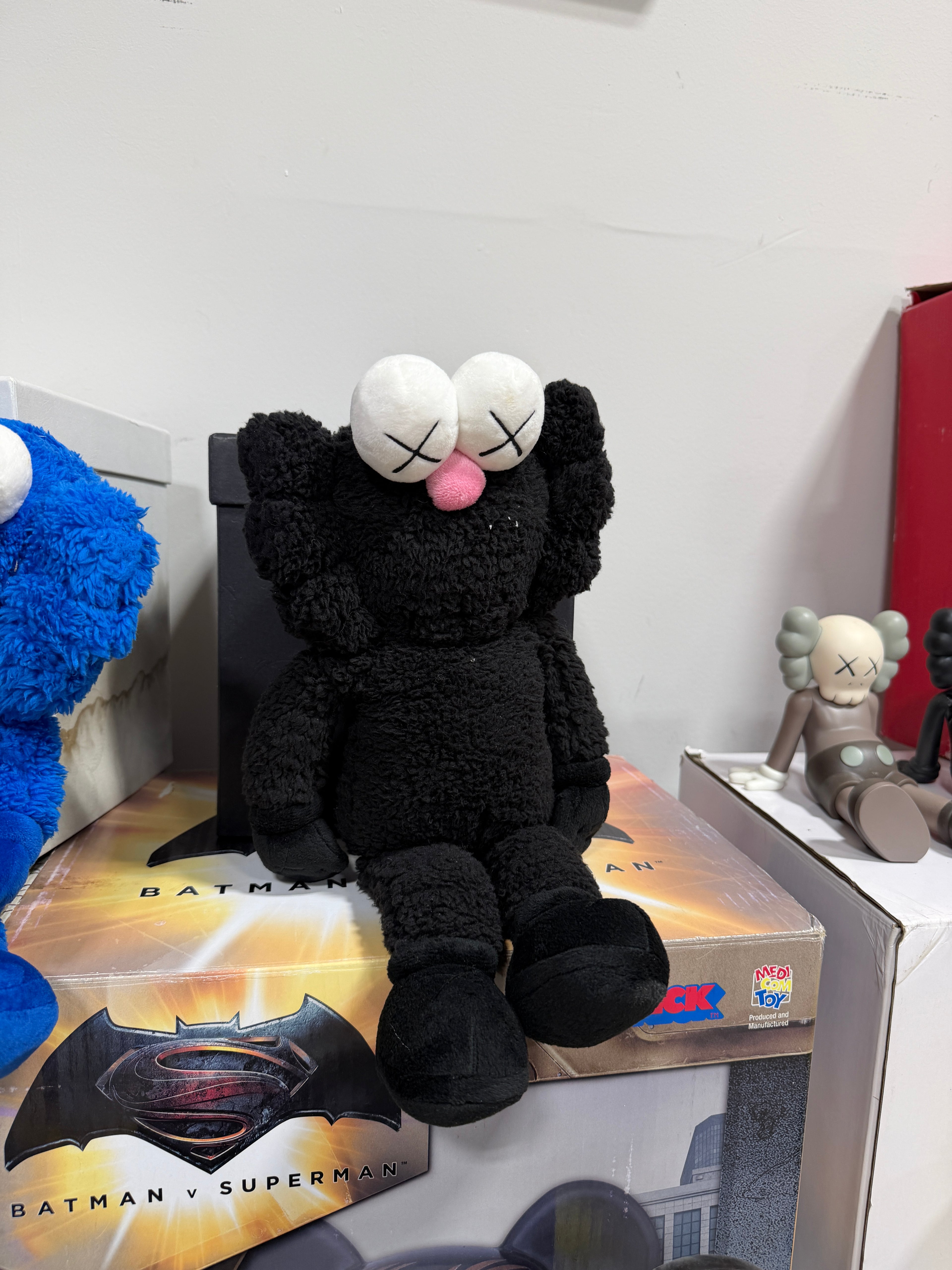 KAWS BFF Plush in black
