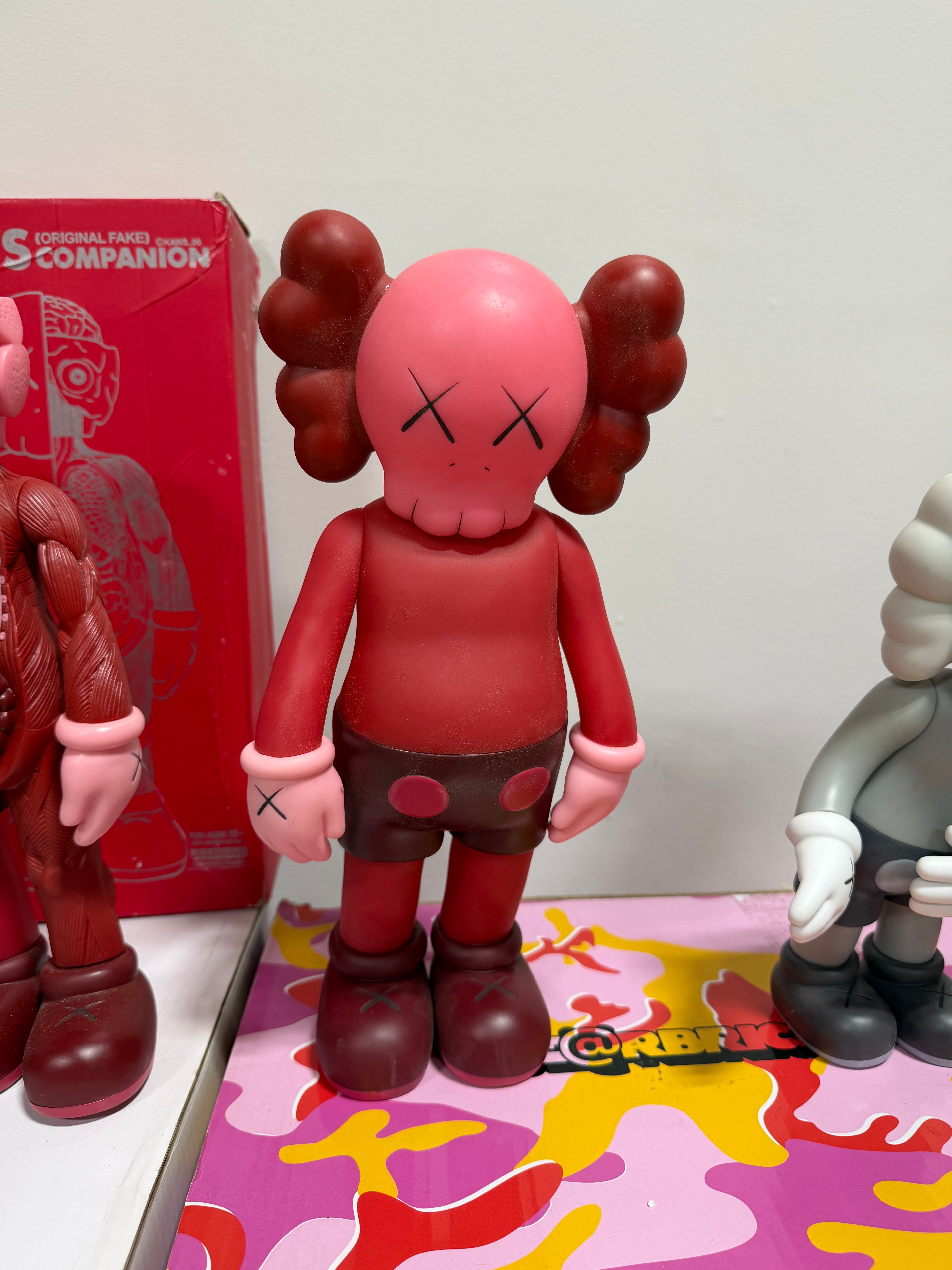 KAWS Companion Red Open Edition Vinyl Figure 2017