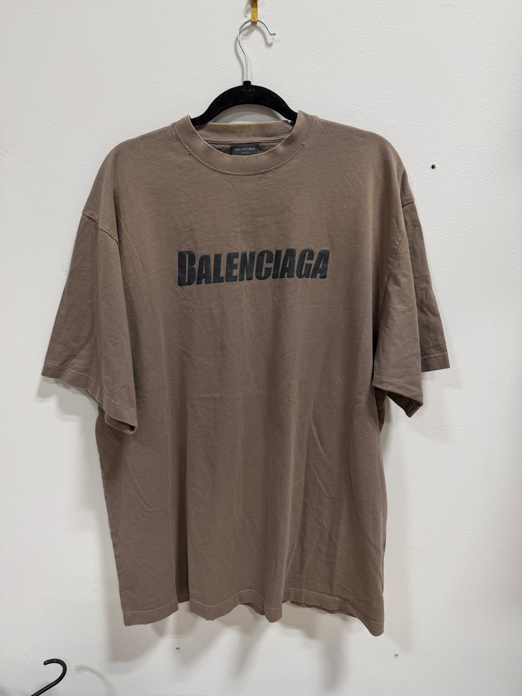 Balenciaga Caps Boxy Fit Vintage Jersey T-shirt Sz S