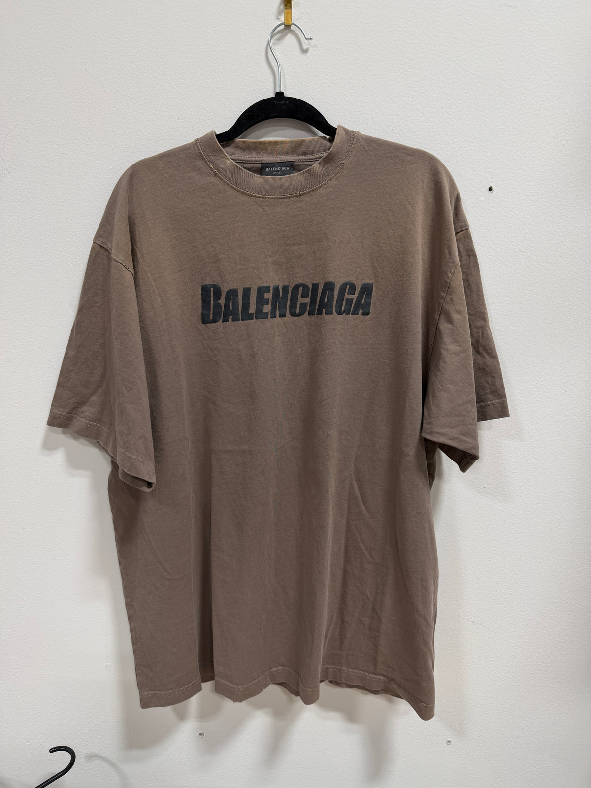 Balenciaga Caps Boxy Fit Vintage Jersey T-shirt Sz S