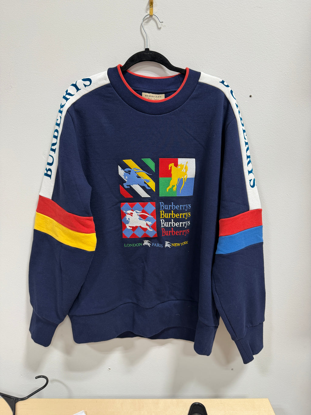 Burberry Archive Embroidered Logo Crewneck