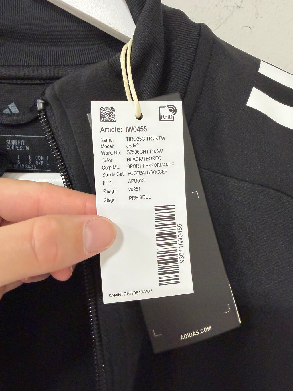 Adidas Tiro 25 Competition Training Jacket Womens Sz S