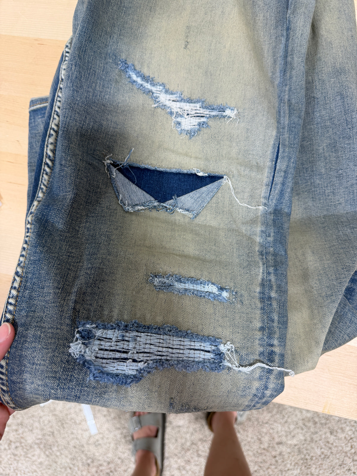 Serenede Distressed Denim Sz 44