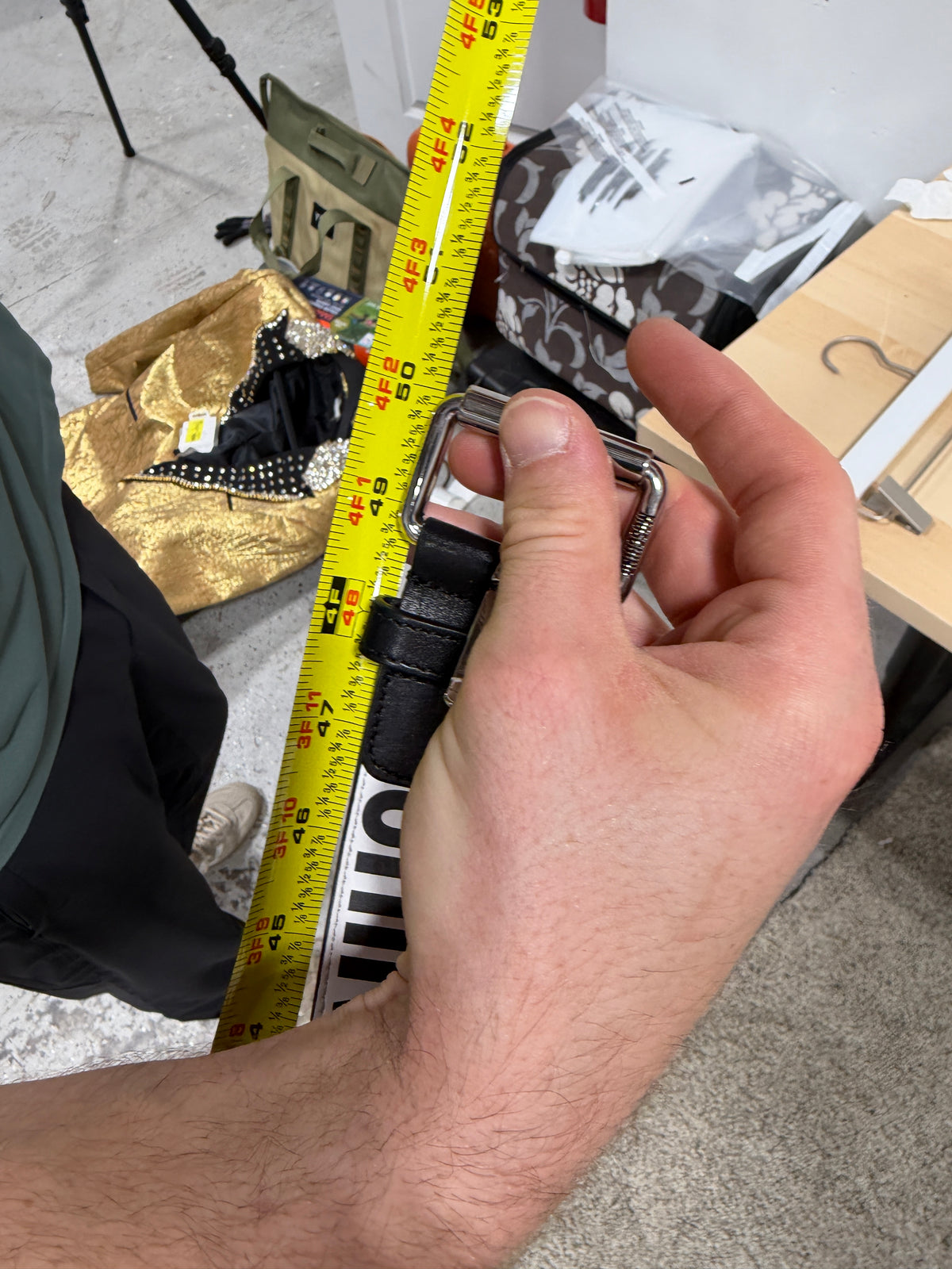 MOSCHINO Milano Belt 50" Length