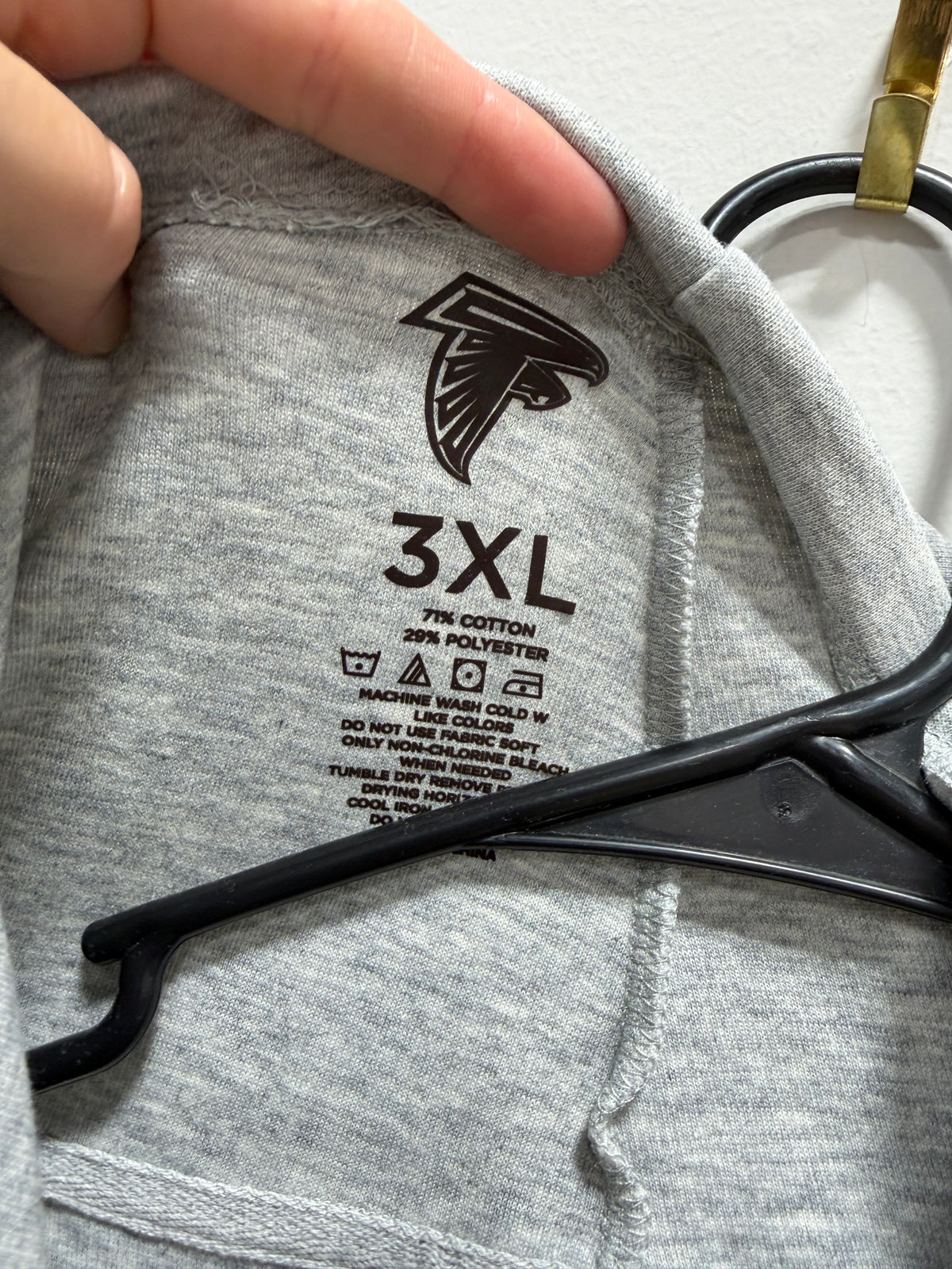 Atlanta Falcon 2023 Mock Neck Sweatshirt Sz 3XL
