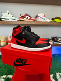 Jordan 1 Retro High OG Satin Bred Sz 8 (W)