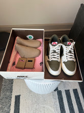 Load image into Gallery viewer, Jordan 1 Retro Low OG SP Travis Scott Medium Olive Sz 10.5
